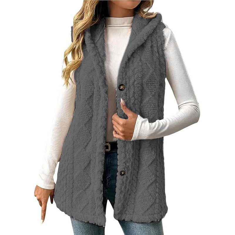 🔥Gratis verzending✈️ Dames Warme Bodywarmer met Capuchon – Gezellig Gewatteerd Vest met Comfortabele Pasvorm & Casual Winterlook
