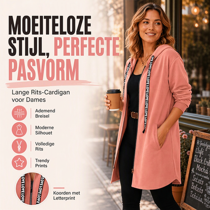 🔥Gratis verzending✈️❄️ Laatste Kans ✨ Dames Verdikte Mid-Length Jas met Capuchon – Warme Winterjas met Comfortabele Pasvorm & Moderne Look