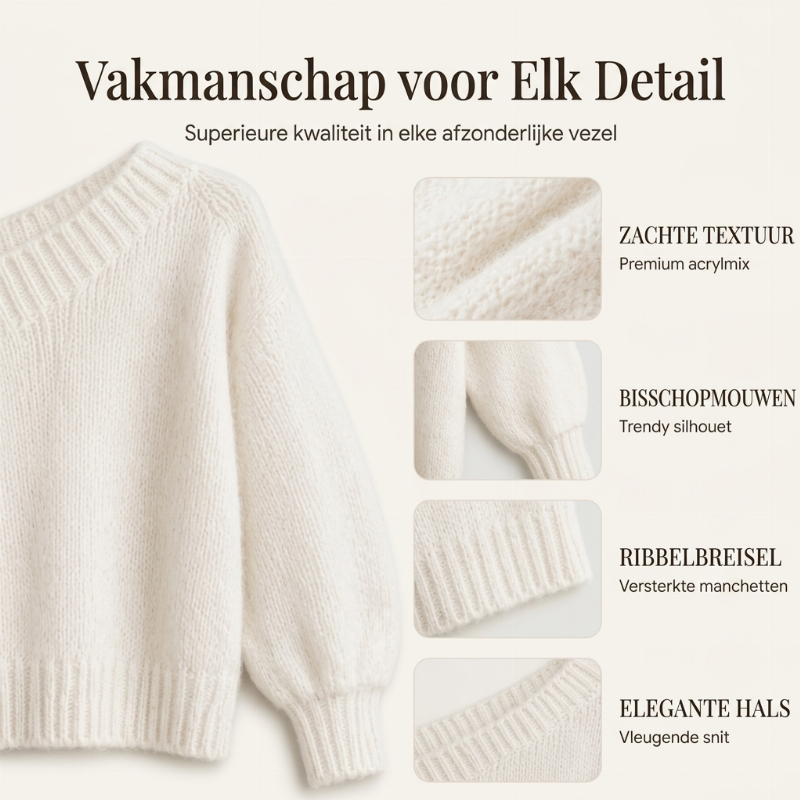 🔥Gratis verzending✈️Gezellige off-shoulder trui jurk voor dames