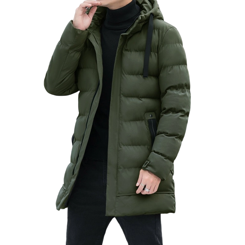 🔥Gratis verzending✈️Middellange hooded pufferjack voor heren
