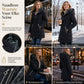 Lange capuchonjas voor dames met fleece voering