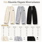 Casuele warmte loungebroek voor dames met flanelvoering
