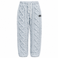 Casuele warmte loungebroek voor dames met flanelvoering