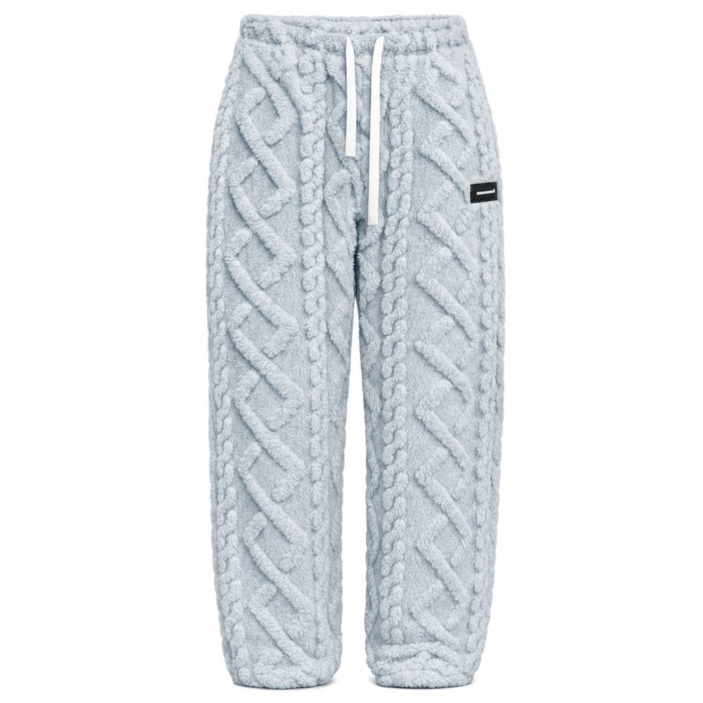 Casuele warmte loungebroek voor dames met flanelvoering