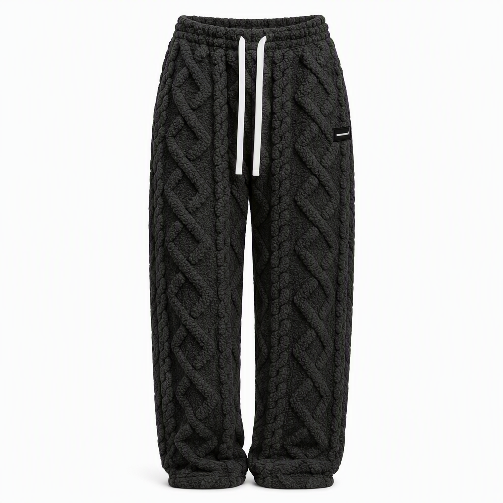 Casuele warmte loungebroek voor dames met flanelvoering