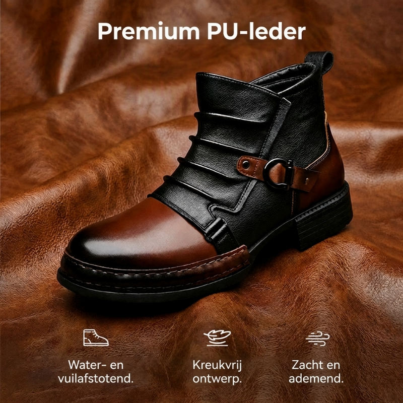 🔥Gratis verzending✈️Tweekleurige enkelboots met rits voor heren