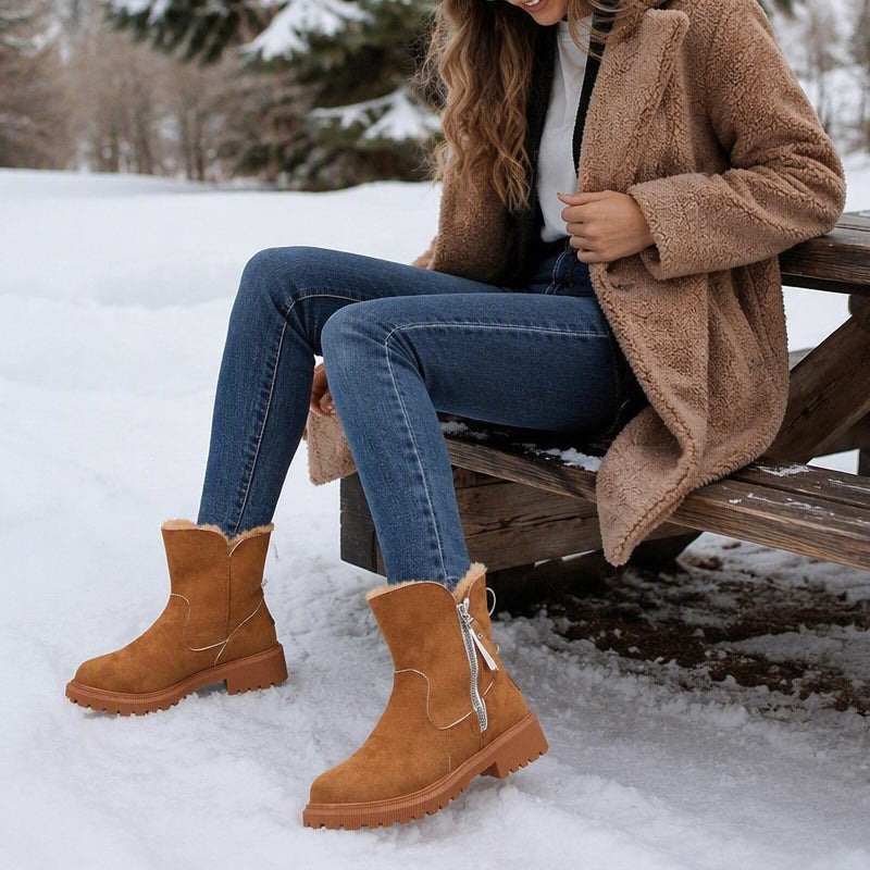 😍Antislip winterwarme snowboots voor dames