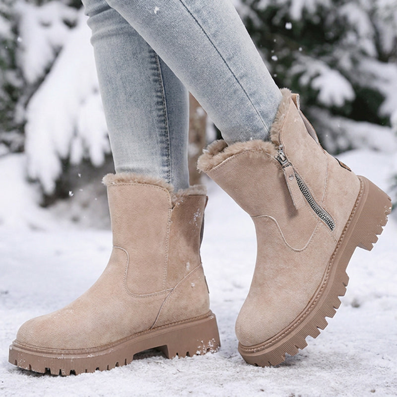 😍Antislip winterwarme snowboots voor dames