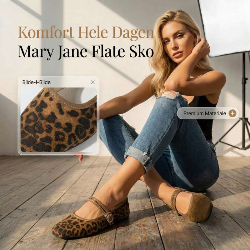 😍👡Comfortabele balletschoenen van suède PU-leer met een riempje