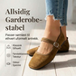 😍👡Comfortabele balletschoenen van suède PU-leer met een riempje