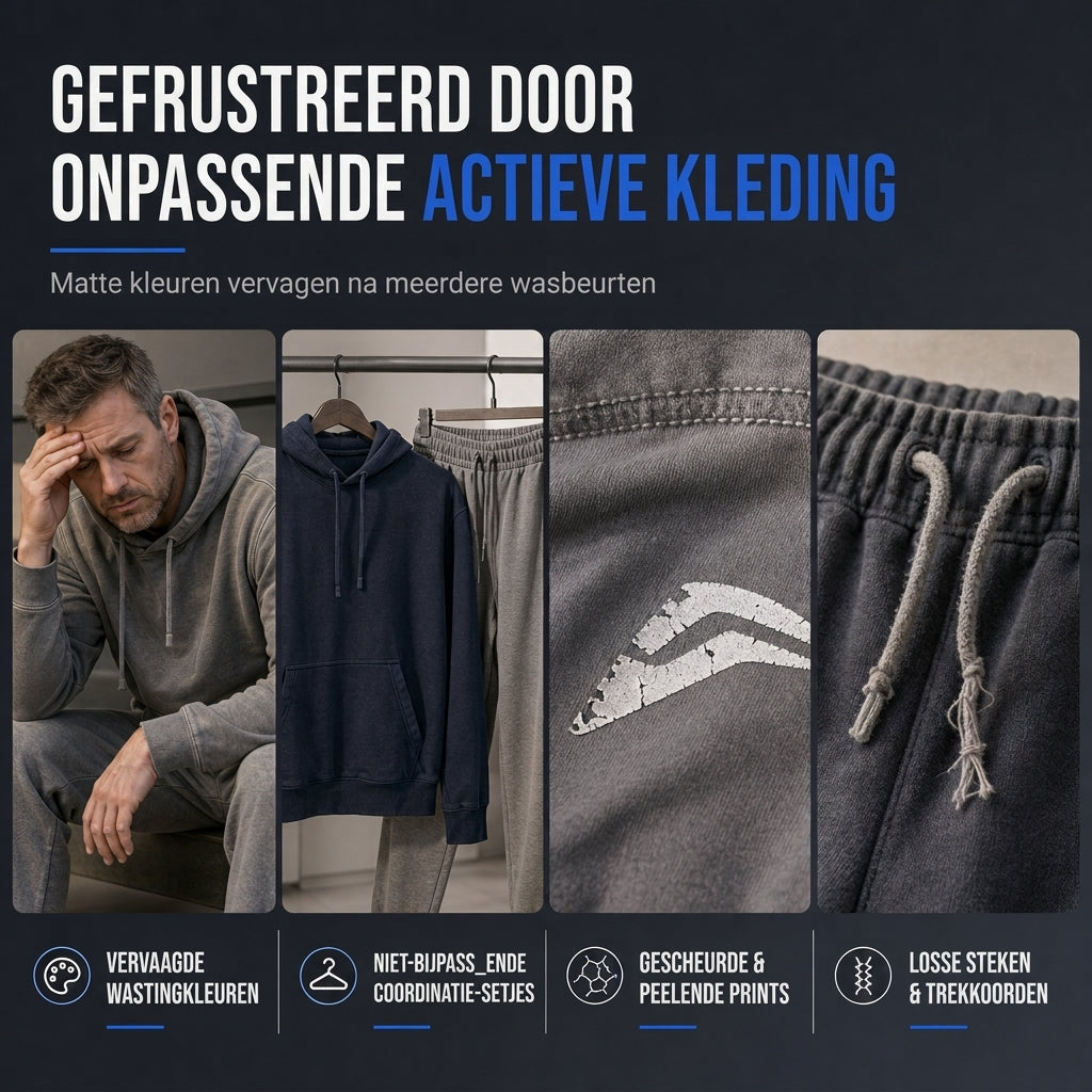 🔥Gratis verzending✈️Heren 3D-Print Trainingspak met Capuchon – Losvallende 2-Delige Set voor Lente & Herfst