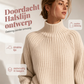 ✨ Nieuw Binnen 🤎 Gezellige Gebreide Coltrui-jurk voor Dames – Zachte Warmte, Comfortabele Pasvorm & Elegante Winterlook
