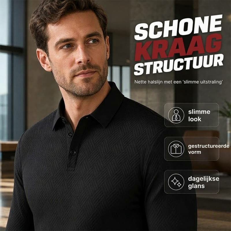 😍Heren sweatshirt met textuur, lange mouwen en lichtgewicht