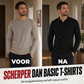 😍Heren sweatshirt met textuur, lange mouwen en lichtgewicht