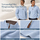 🔥Gratis verzending✈️ Heren Sweater met Kwartrits – Opstaande Kraag, Katoenmix & Lange Mouwen