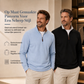🔥Gratis verzending✈️ Heren Sweater met Kwartrits – Opstaande Kraag, Katoenmix & Lange Mouwen