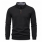 🔥Gratis verzending✈️ Heren Sweater met Kwartrits – Opstaande Kraag, Katoenmix & Lange Mouwen