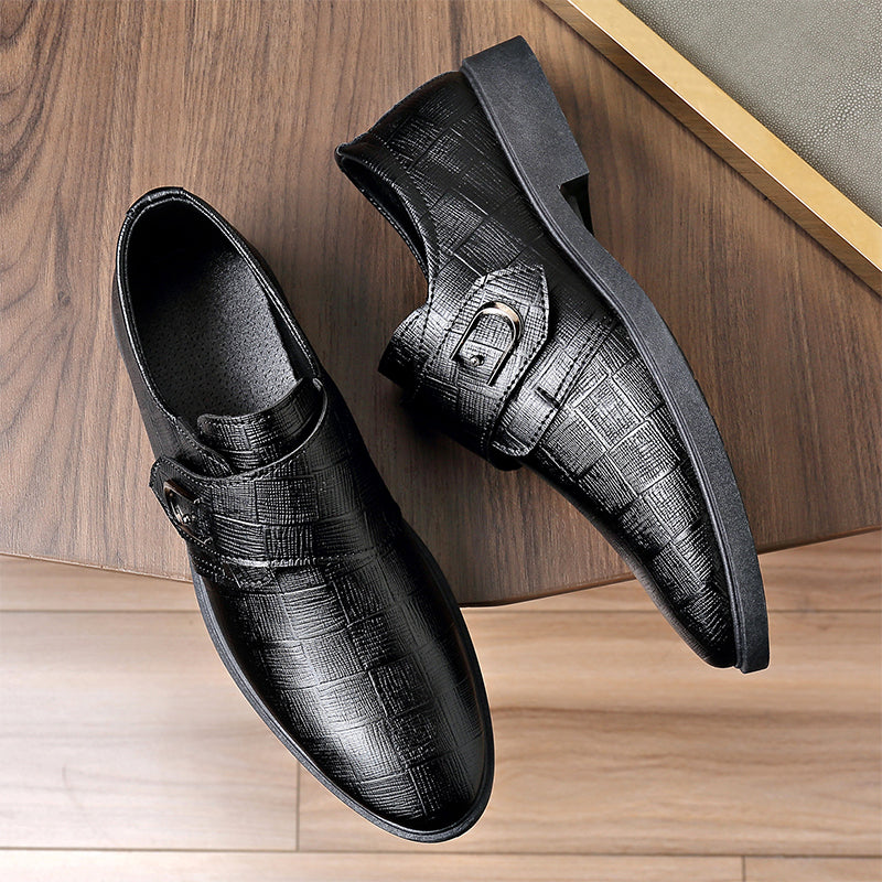 😍👞Veelzijdige geklede herenschoenen met bandjes