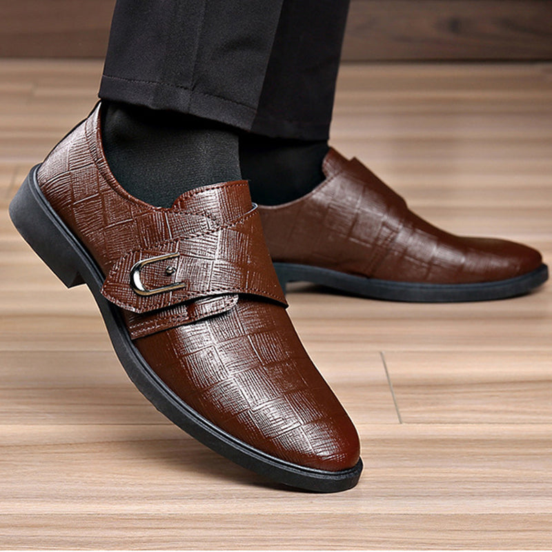 😍👞Veelzijdige geklede herenschoenen met bandjes