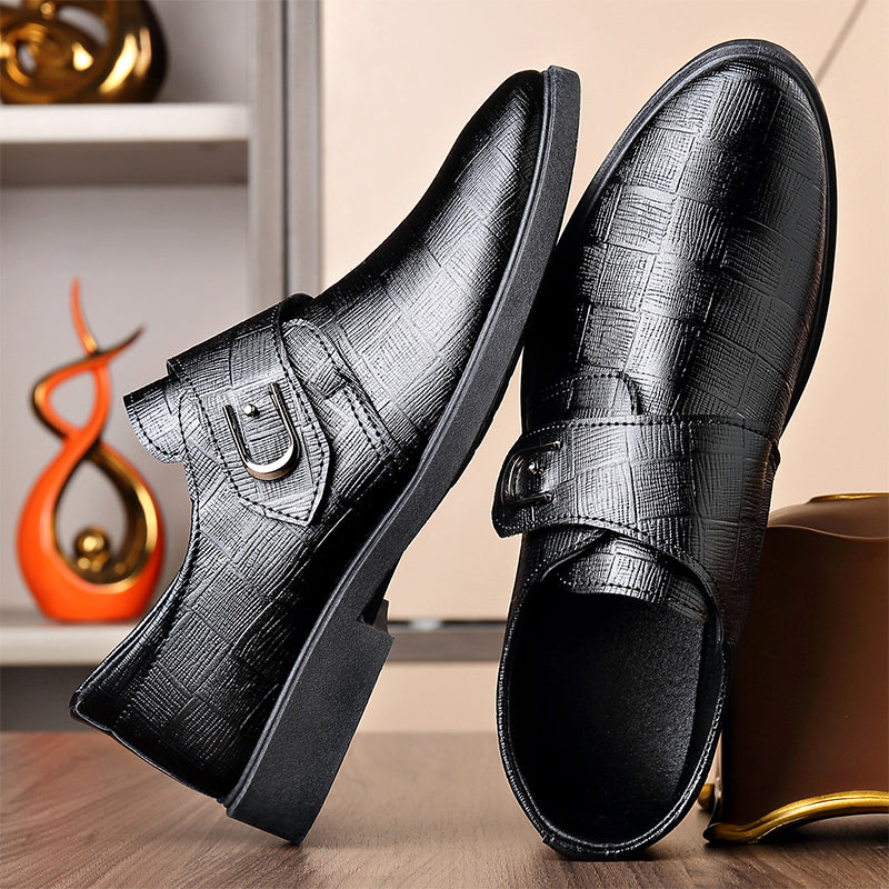 😍👞Veelzijdige geklede herenschoenen met bandjes
