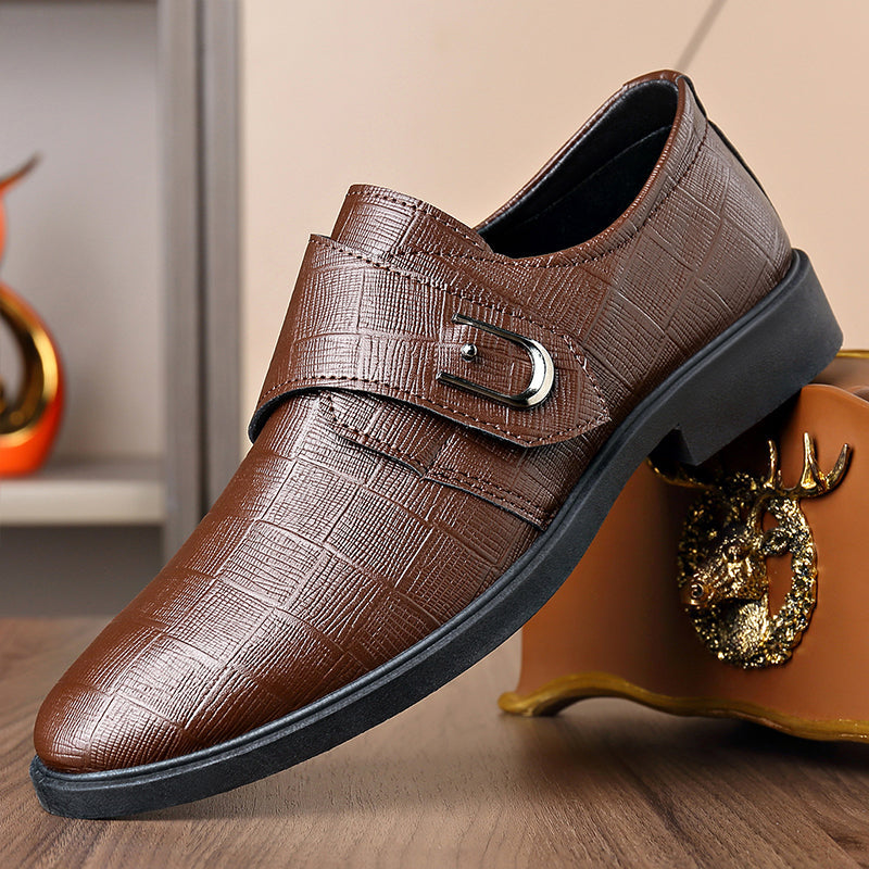 😍👞Veelzijdige geklede herenschoenen met bandjes