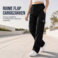 🔥Gratis verzending✈️Dames relaxed fit cargobroek met rechte pijpen, elastische taille met trekkoord en praktische zijzakken