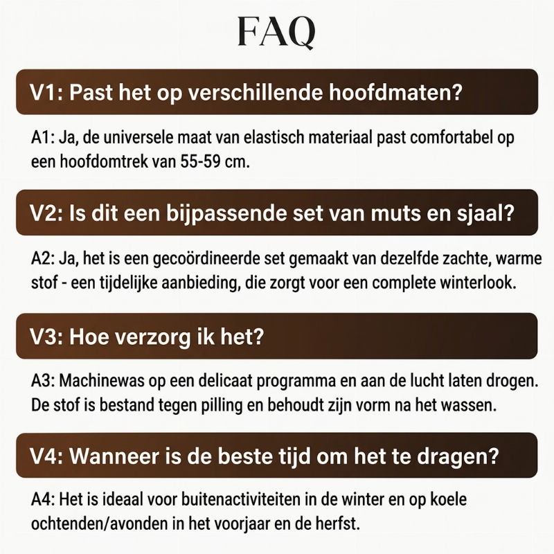 Winter pluche verdikte sjaal en muts warme set