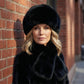 Winter pluche verdikte sjaal en muts warme set