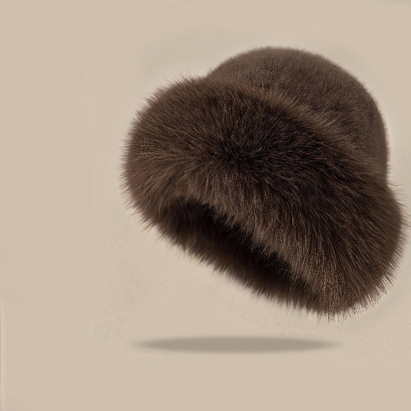 Winter pluche verdikte sjaal en muts warme set