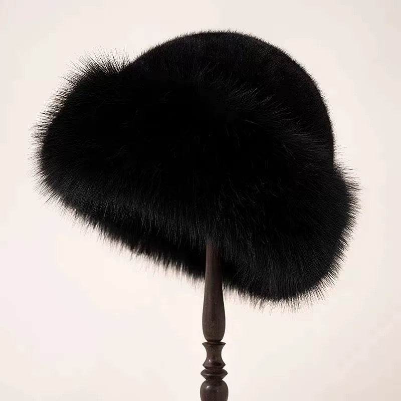 Winter pluche verdikte sjaal en muts warme set