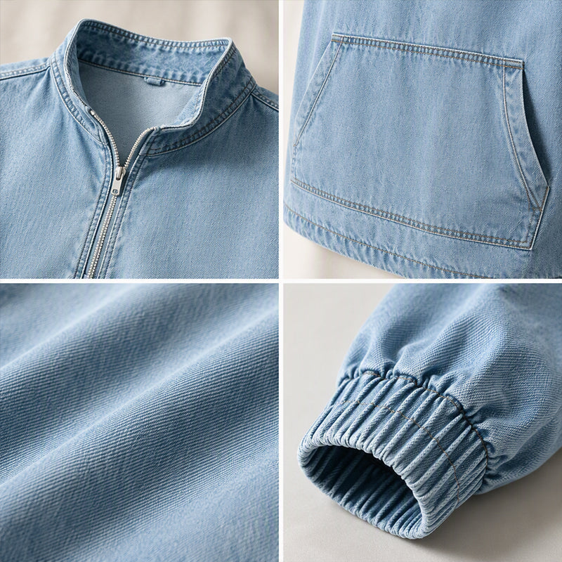 🔥Gratis verzending✈️Dames Relaxed Fit Spijkerjas – Losse Pasvorm, Tijdloze Look & Makkelijk te Combineren