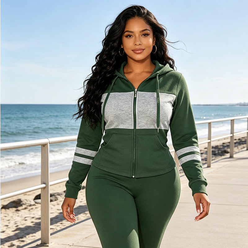 🔥Gratis verzending✈️ Dames Hoodie & Broek Set – Getailleerde Pasvorm, Comfortabel & Sportief-Chic