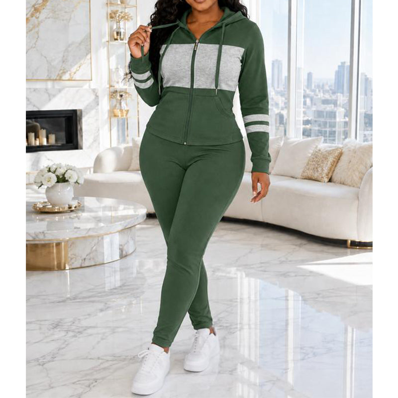 🔥Gratis verzending✈️ Dames Hoodie & Broek Set – Getailleerde Pasvorm, Comfortabel & Sportief-Chic