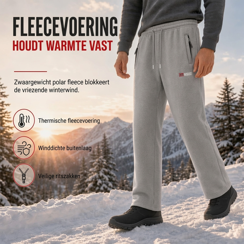 🔥Gratis verzending✈️Unisex Verwarmde Dikke Fleecebroek – Extra Warm, Zacht & Comfortabel voor Koude Dagen 🧸