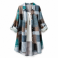 ✨ Lente & Herfst Favoriet 🌿 Dames Geruit Overhemdjack – Losse Pasvorm, Lichtgewicht & Zonbeschermende Buitenlaag