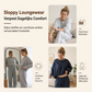 🔥Gratis verzending✈️Casual zachte gebreide tweedelige loungewear set voor dames met capuchon, ritstrui en wijde pijpen broek