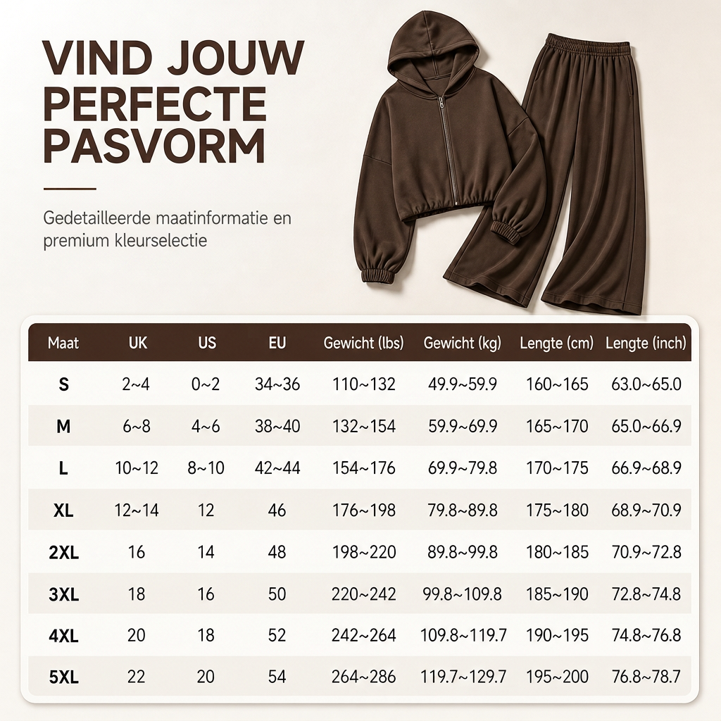 🔥Gratis verzending✈️Casual zachte gebreide tweedelige loungewear set voor dames met capuchon, ritstrui en wijde pijpen broek
