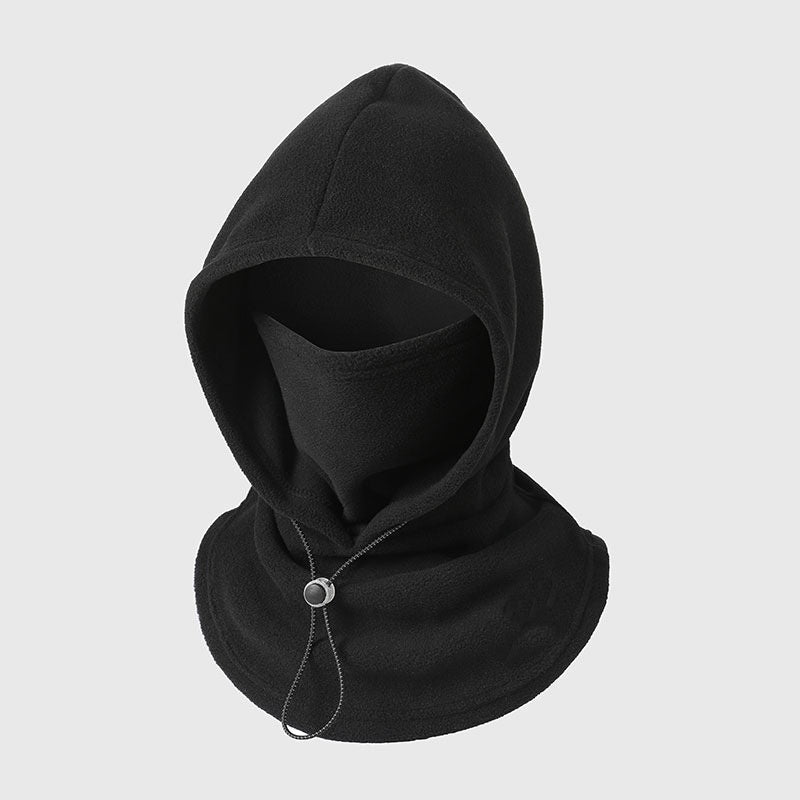 ❄️ Winter Outdoor Essential 🧣 Thermische Bivakmuts met Gezichtsmasker & Trekkoord – Warm, Comfortabel & Windbeschermend