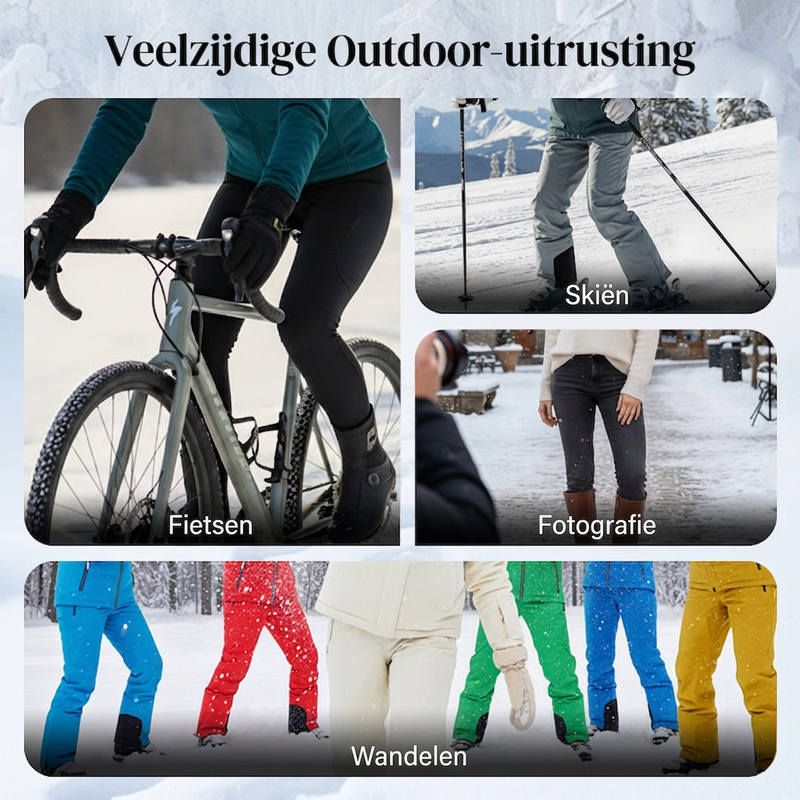 ❄️ Winter Outdoor Essential 🧣 Thermische Bivakmuts met Gezichtsmasker & Trekkoord – Warm, Comfortabel & Windbeschermend