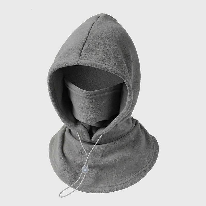 ❄️ Winter Outdoor Essential 🧣 Thermische Bivakmuts met Gezichtsmasker & Trekkoord – Warm, Comfortabel & Windbeschermend