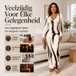 ✨ Elegante Look 💃 Dames Bodycon Maxi Jurk met Print & Lange Mouwen – Flatterend, Vrouwelijk & Stijlvol