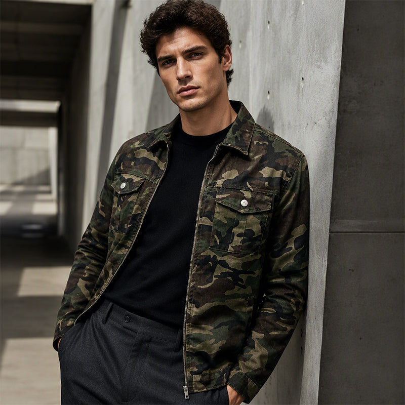 🧥 Street Style Heren Denimjack ✨ Stoere Look, Comfortabele Pasvorm & Veelzijdig te Combineren