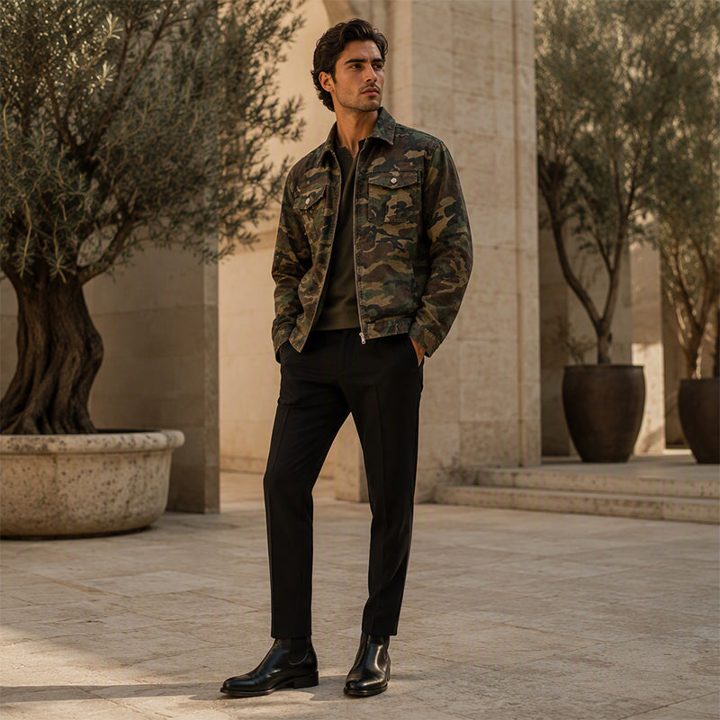 🧥 Street Style Heren Denimjack ✨ Stoere Look, Comfortabele Pasvorm & Veelzijdig te Combineren