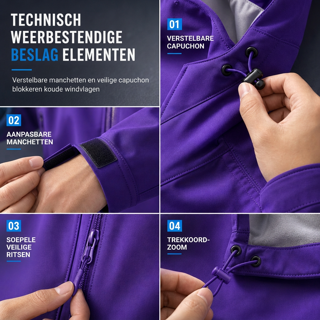 🔥Gratis verzending✈️Unisex outdoor hooded softshell jack