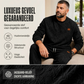 🔥Gratis verzending✈️Herenset van jacquard sweatshirt met letters en joggingbroek met trekkoord