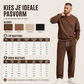🔥Gratis verzending✈️Herenset van jacquard sweatshirt met letters en joggingbroek met trekkoord