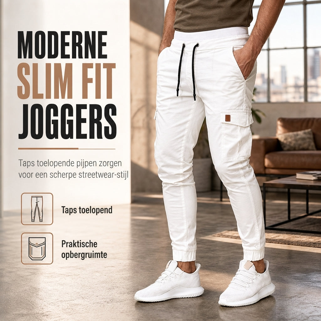 👖😍Casual effen gekleurde cargo joggingbroek voor heren