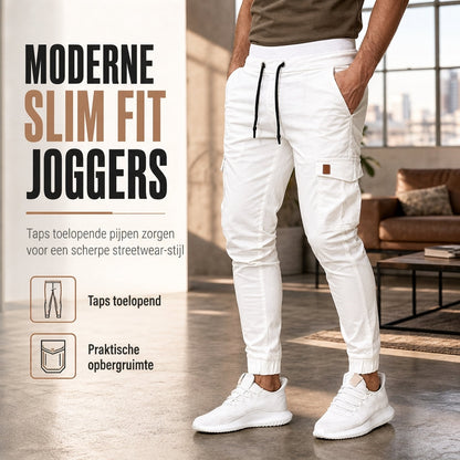 👖😍Casual effen gekleurde cargo joggingbroek voor heren