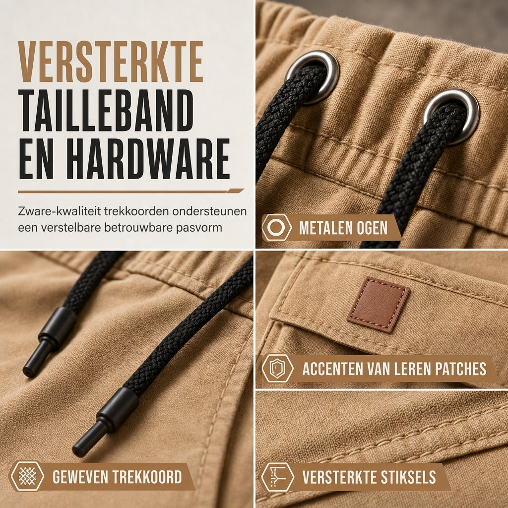 👖😍Casual effen gekleurde cargo joggingbroek voor heren