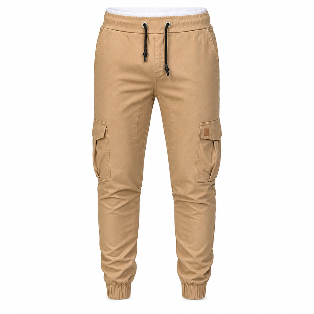 👖😍Casual effen gekleurde cargo joggingbroek voor heren